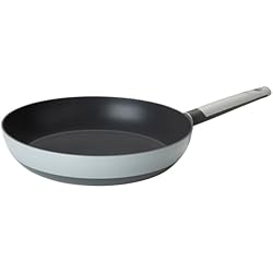 Sartenes Tasty Cook Series Tasty Sartén antiadherente bicolor, 28 x 5,6 cm, aluminio forjado, mango suave al tacto, para inducción, diseño moderno, color gris