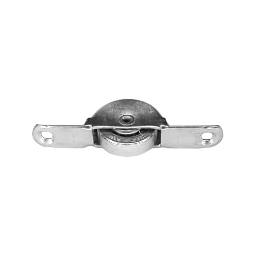 cyclingcolors 2 x Sliding Door Castors Wardrobe Wheels 18 mm Cabinet Roller Wheel Furniture Window Casement Pulley Steel - Image 3
