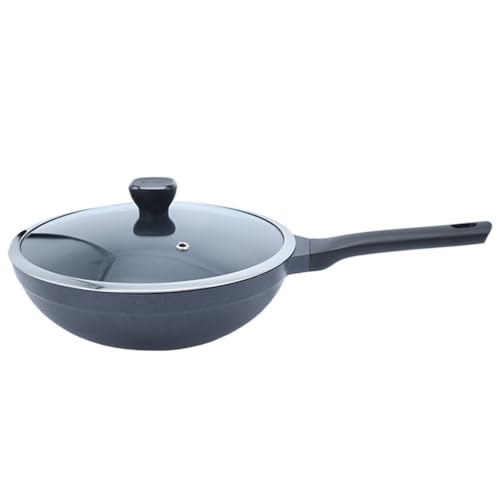 Wok tradicional chino de hierro con mango desmontable miniatura 1