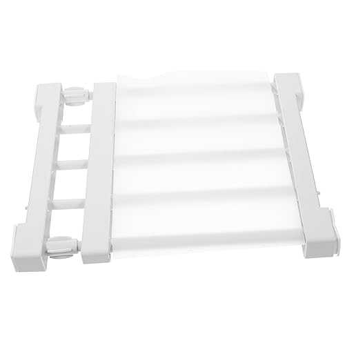 OFFSCH Adjustable Detachable Closet Dividers Retractable Storage Rack for Space Management Fits Shelves No Punching Required for Organizing Bedrooms Kitchens and Bathrooms