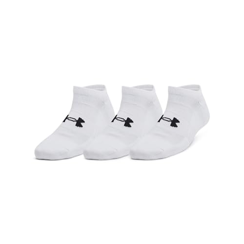 Under Armour Boys' Youth Training Cotton No Show Socks 3 Pack