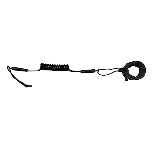 Surfboard Leash for Water Sports, Black