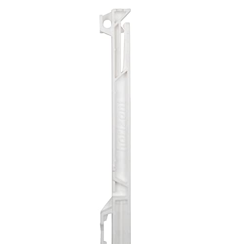 horizont Weidezaunpfähle Kunststoff 5/ 10/ 20/ 40 Stück weiß, Höhe 71cm, 108cm, 138cm, Doppeltritt, Kunststoffpfahl mit Ösen