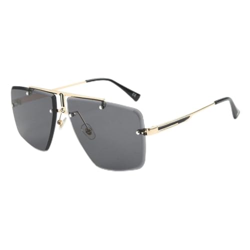 Lunettes de soleil carrées sans bords anti éblouissement protection yeux UV400
