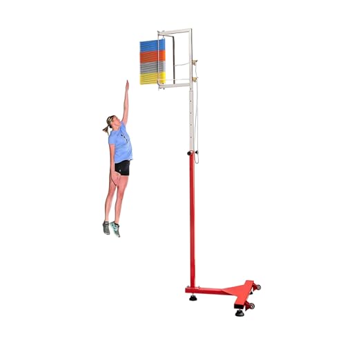 KAIKAFEI Prueba Salto Vertical y Medidor Salto Regulable, Tester de Salto Vertical Independiente para Entrenamiento de Salto Vertical Baloncesto y Voleibol(170-360cm)
