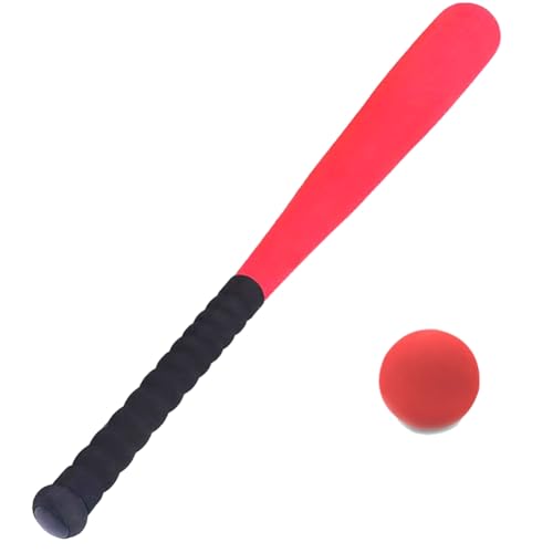 Bate de béisbol ligero de 64 cm con pelota para divertidos juegos en el jardín