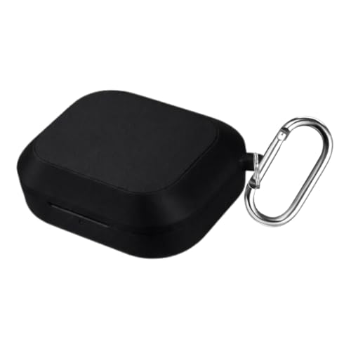 Image of Anvique Silicone Case Cover for Realme Buds Air 8, Dustproof and Shockproof Protection (Black)