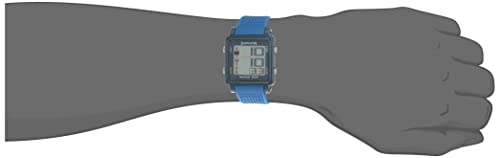 Image of SF Digital Grey Square Dial Men's Casual Watch-NL77043PP04A