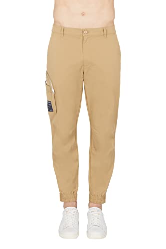 Pantalones Hombre | Bershka PantalóN AlgodóN Cargo CinturóN Arena -  Bellavista
