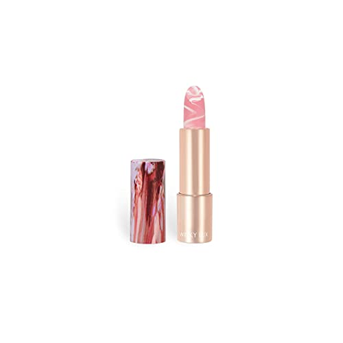 Winky Lux Marbleous Balm, Hybrid- Tinted Lipstick & Hydrating Lip Balm, Contains Ceramides For Lip Plumping & Coconut Oil For Lip Moisturizing (Giddy) #TOP1