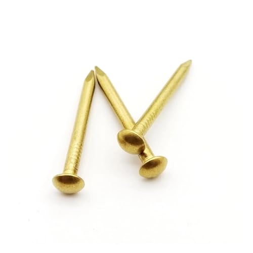 400 unidades de clavos mini de latón para joyería, caja de madera y proyectos DIY, diámetros 1.2 y 1.5 mm, longitud 8-15 mm, marca TREXCFGH miniatura 4