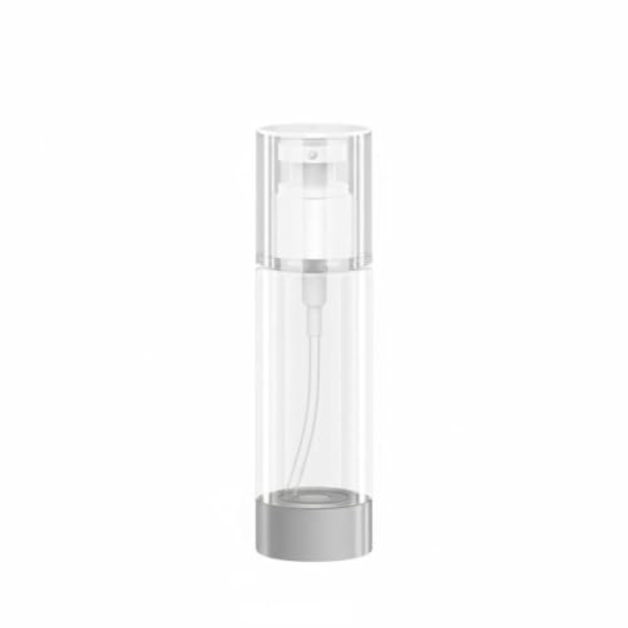 Airless Pump Bottle Reusable Vacuum Pump Container, 50ML