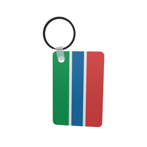 U24 Porte-clés Gambie en aluminium 50 x 47 mm