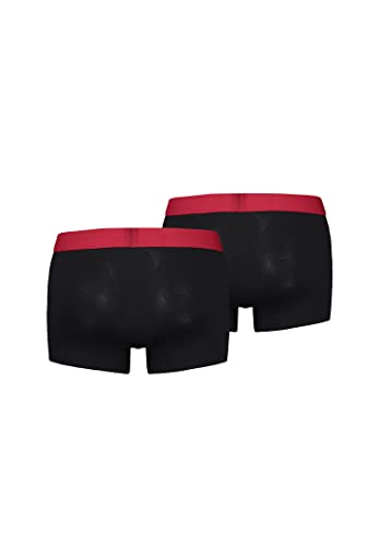 Levi's Herren Trunk Underwear, Black/Red, XL – Ansicht 3