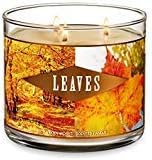 Bath and Body Works 3 Wick Candle Leaves