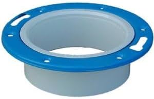 212 Main PVC 00811 0800HA 4 in. Closet Flange Hub Pipe Fitting with Adjustable Metal Ring Without Point