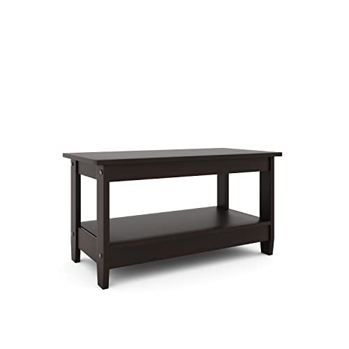 Image of Nilkamal Baron Engineered Wood Center Table | Coffee Table with Shelf (Finish: New Wenge)