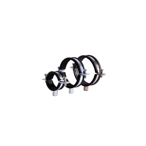 20-112mm morsetto a vite per tubi galvanizzato con inserto in gomma morsetto a due viti 87-92 mm 2 pezzi
