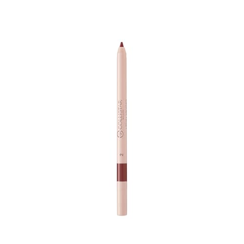 Collistar Twist Design Lápiz de contorno de labios automático, larga duración, resistente al agua, sin transferencia, textura cremosa y borrosa, acabado suave con sacapuntas integrado, N 2 – terracota