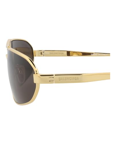 Balenciaga Shield-Frame Metal Sunglasses4