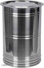 Stainless Steel Air Tight Kothi/Drum, Water Capacity, Heavy Steel, Leak Proof, Corrosion Resistance (10 L) (B0BLZNFNMK) Amazon Price History, Amazon Price Tracker