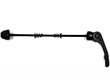LOEVELOSI Fahrrad Schnellspanner extra leicht Hinterrad Achse MTB, Trekking und Rennrad, Quick Release Fahrrad Achsen Set mit Schnellverschluss Schnellspannset Hinten Steckachse - Schwarz