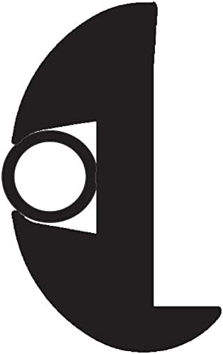 TACO Flex Vinyl Rub Rail Kit - Black w/White Insert - 50' - 1-1/1634; x 11/1634;