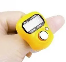 S cart Finger Tally Counter Clicker Counter Handheld Pitch Click Counter Number Count Jaap mala Tashbi Multicolor Pack of 2