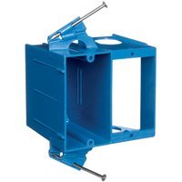 Carlon SC200DV 2-Gang Dual Volt Box & Bracket