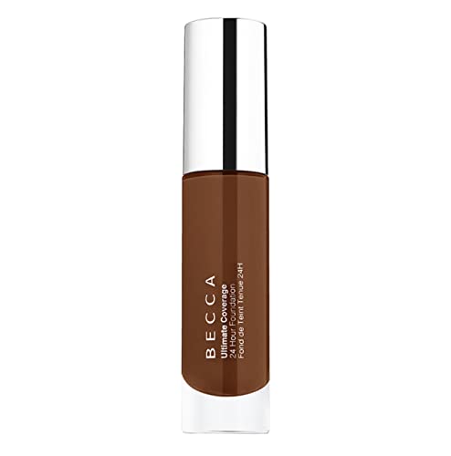 Becca Ultimate Coverage 24 Hour Foundation, Clove 6W1, 1.0 Fl.oz / 30 Ml, Deep Bronze With Warm Undertones #TOP1