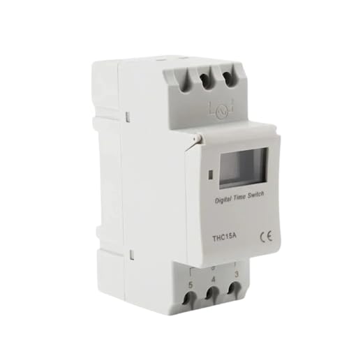 Programmateur hebdomadaire rail DIN THC30A module temporisé pour l'automatisation de la maison 12V