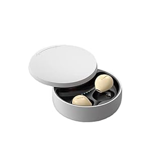 Invisible Earbuds SZHTFX Small Mini Wireless Bluetooth Earpiece Phone Discreet Earbud for Music, Home, Work (Nude)