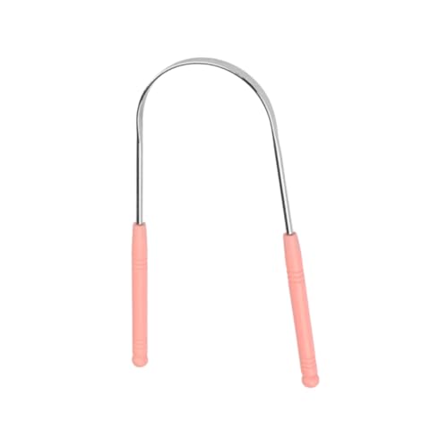 PartyKindom U-shaped Scraper Brush for Bad Breath Relief Coated Oral Scraper Comfortable Handle