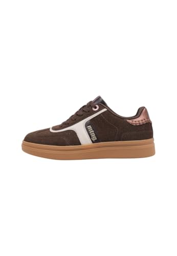 Fodera traspirante MTNG 60859, Sneaker Donna, Bianco/Oro, 41 EU
