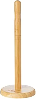 JJA 716004 Kitchen Roll Holder Bamboo Wood,H. 32 x D. 12.5 cm