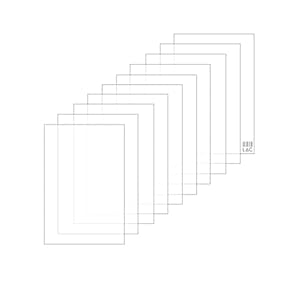 LAC 10 platen van plexiglas, 150 x 100 x 2 mm, plexiglasplaten 2 mm, transparante vellen van plexiglas, transparante…