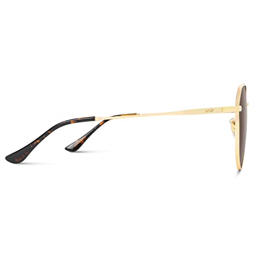 Image of WearMe Pro Polarized Aviator Sunglasses for Women and Men | UV Protection | Reflective Lens | Pink, Blue, Black Aviators