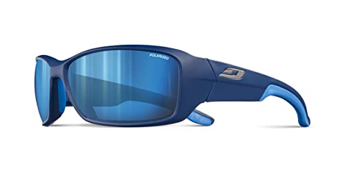 Julbo Run Lunettes de Soleil Adulte Unisexe, Bleu Mat/Bleu, Taille Unique