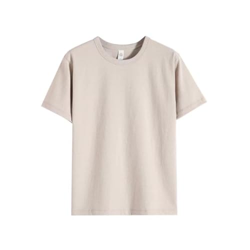 T-shirt homme coton poids lourd col rond pour un tee basic épais durable