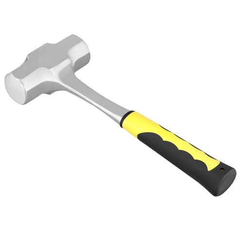Miniatura 4 de Syutbou Martillo De Cerrajero 4 Libras Con Cabeza De Acero Alto Carbono Y Mango Ppr Antideslizante Para Construcción Y Taller
