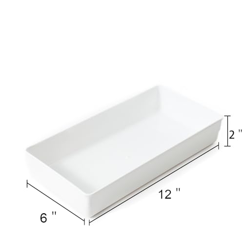 Image of ihomecooker Strong Plastic Drawer Organizer Tray 6x12''