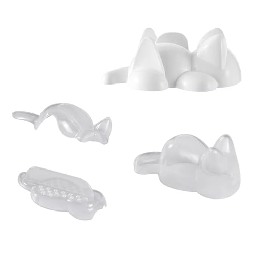 WHFCBJBW Set of 2 Cute Cats Shaped Rice Molds for Fun Meal Preparation Animal Shape Sushi Mould Mashed Potato Baking Supplies