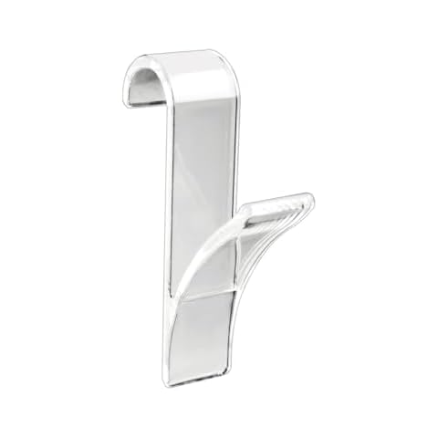 WENKO Transparent Hooks for Towel Radiator Set Cover