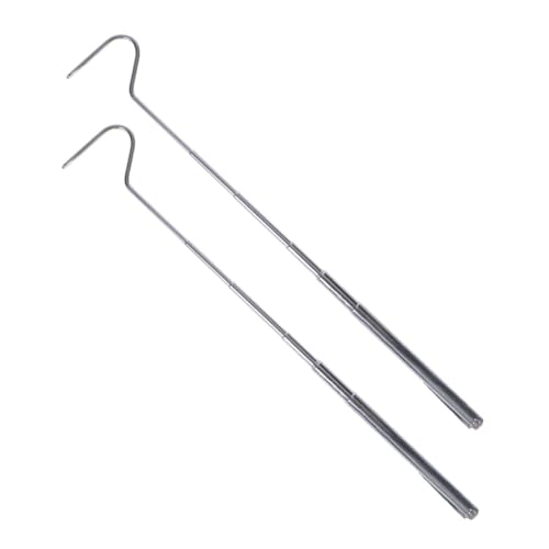 BESPORTBLE 2pcs Telescoping Snake Hook Reptile Catching Tool for Handling Snakes and Reptiles Compact and Easy to Carry