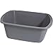 Amazon.com: Wash Basins – Rectangular Plastic Hospital Bedside Soaking ...