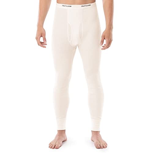 image for Fruit of the Loom Men's Classic Midweight Waffle Thermal Underwear Bot