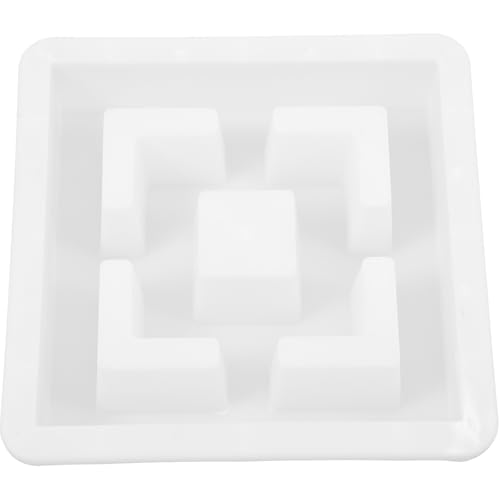 Brique décorative à treillis et moule en plastique pour béton - 2