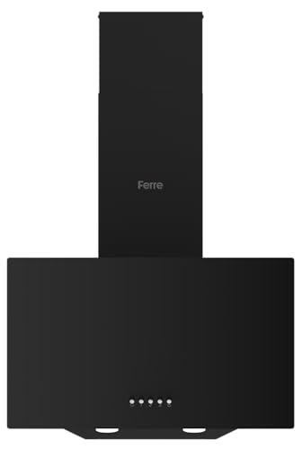 Ferre H501P-BL 50cm Cooker Hood – Single Glass – Push Button Control – Sleek Black Design - Image 3