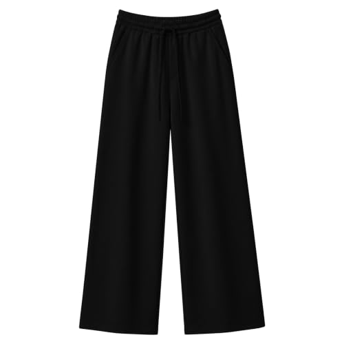 ENCURKUS Womens Wide Leg Sweatpants 2026 Fall Winter Drawstring Track Pants - image 4