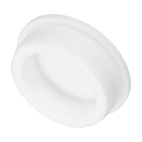 Image of MECCANIXITY High Temp Silicone Plug Mount Dia 46.3mm /1.82 Inch T Shaped Rubber Stopper Hole Plugs for Powder Coating Plating Waterproof Sealing Plugs White Pack of 1
